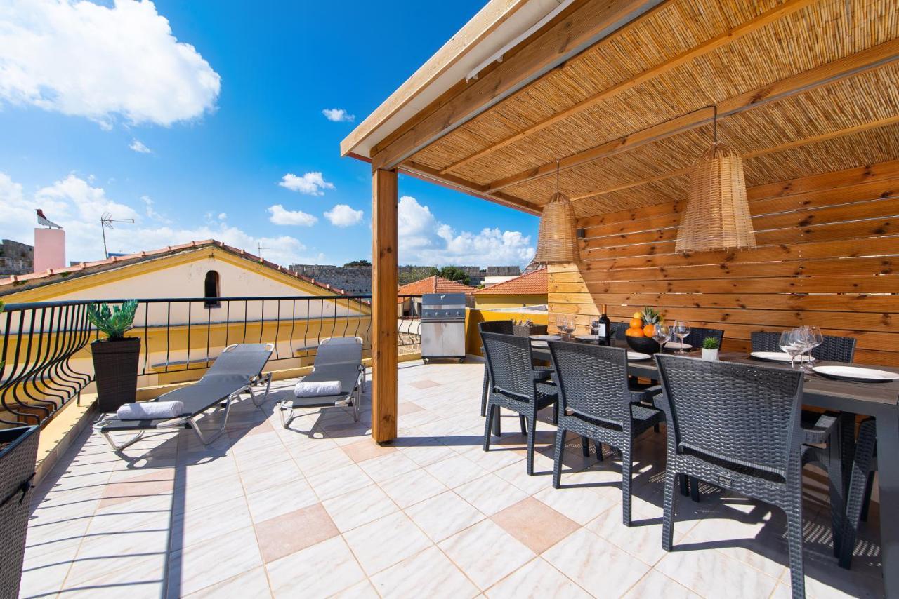 A Unique 3-4 Bedrooms House In Old Town Rhodes City Екстер'єр фото